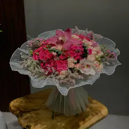 باقة تغليف قماش
